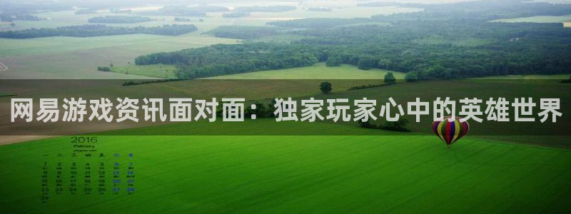极悦娱乐注册网站：网易游戏资讯面对面：独家玩家心中的英雄世界